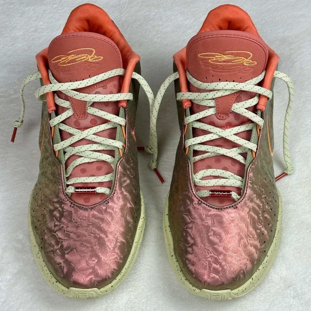 Nike LeBron‎ Witness 7 VII Basketball Shoes Bronze Eclipse Coral Sneakers